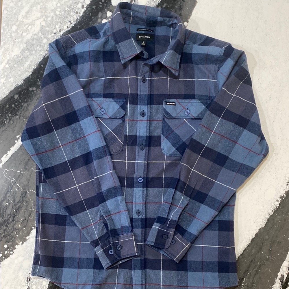 🔥🔥Brixton Bowery flannel. Large Standard fit. Excellent condition!🔥🔥